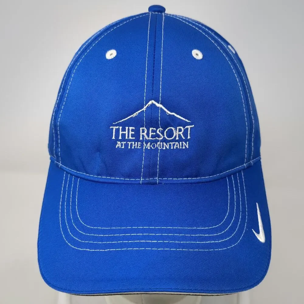 Nike Baseball Cap Blue One Size The Resort at the Mountain Golf Strapback Hat